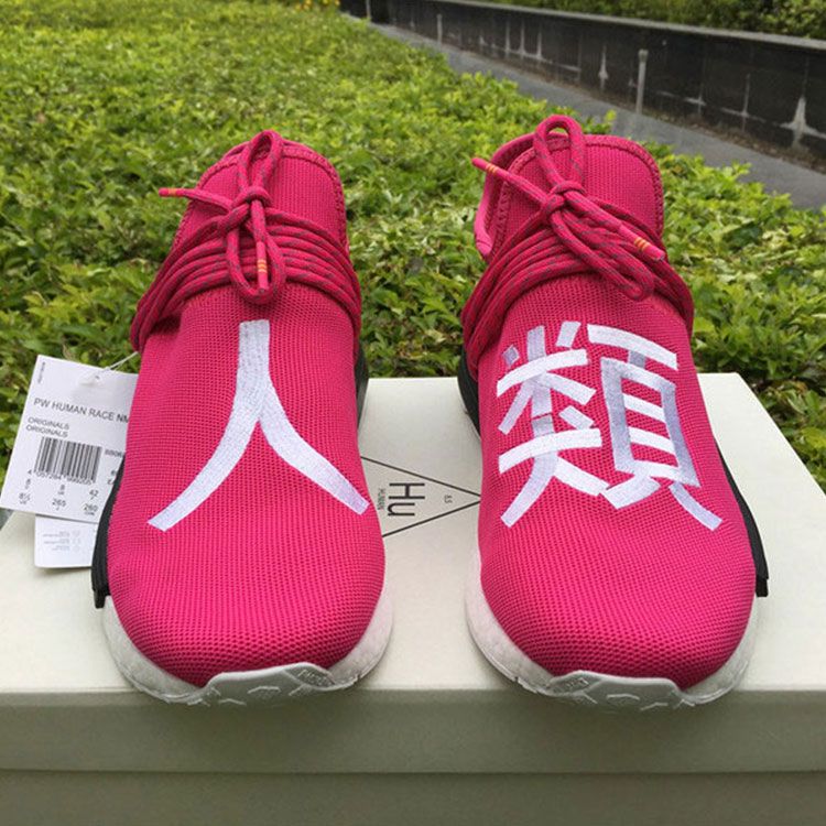 scarpe human race uomo rosa