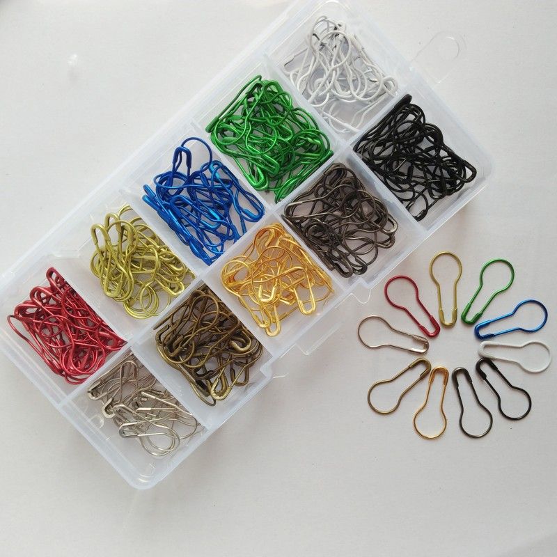 2019 Steel Bulb Pins Locking Stitch Markers, Safety Pins, Sewing