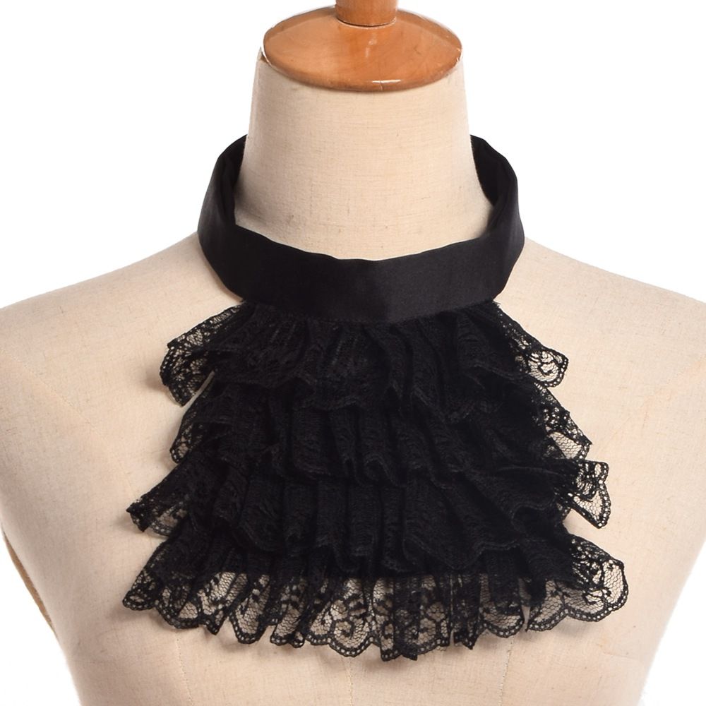 Buy Dropshipping Costume Accessories Online, Cheap Vintage Jabot Collar