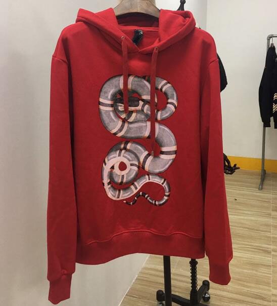 designer red moletom com capuz