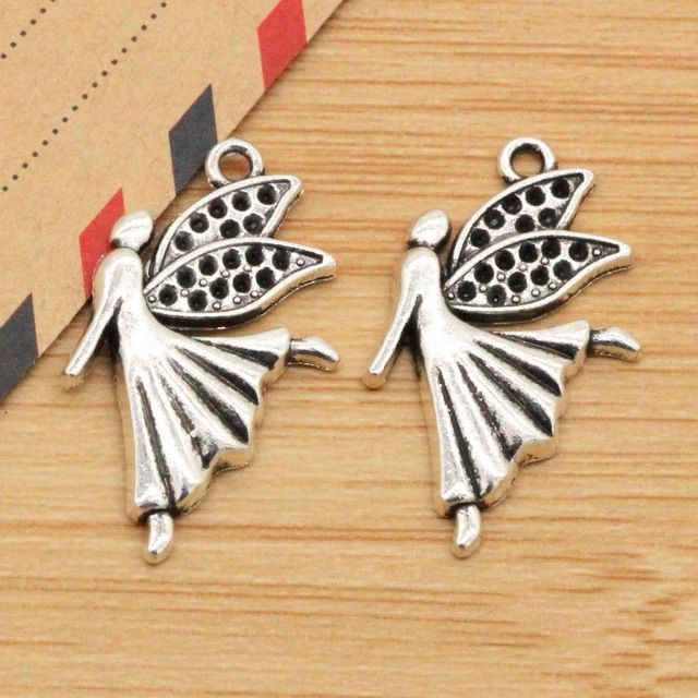 lead and nickel free---50pieces 31x24mm antiqued silver Double heart love zinc alloy charms findings