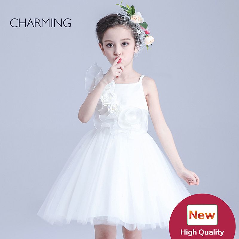 White Short Dresses for Girls