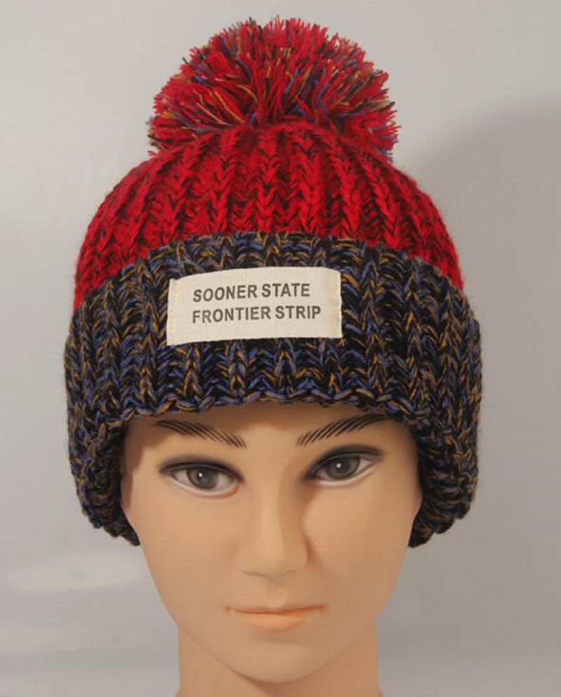 Dobby inverno caldo bel cappello capelli palla Mini vestiti all'ingrosso colore maschio adulto a maglia Cranio berretti nuovi spessi cappuccio adulto