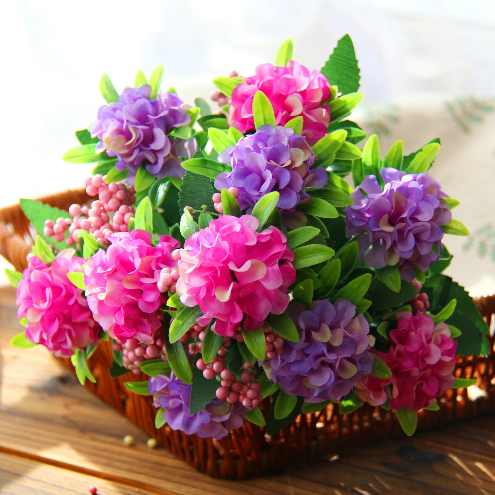 Plastic Flower Decoration 64 Plastic Flower Decoration 95