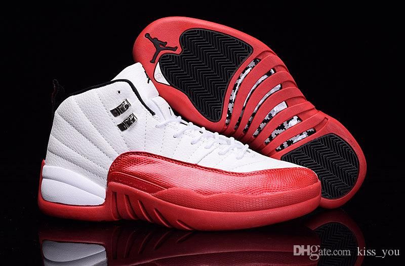 best air aa jordan 12 retro jordans cherry red sneakers high quality retro jordan size 12