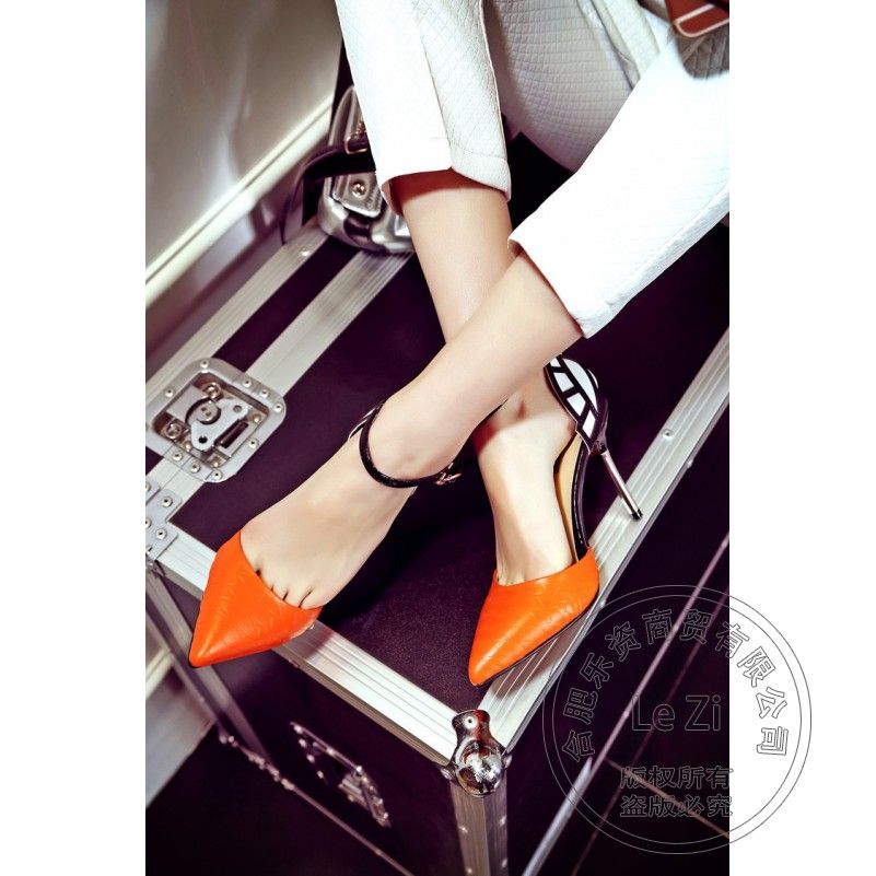 pu cusp spider web slender new arrival stiletto heels casual glamour