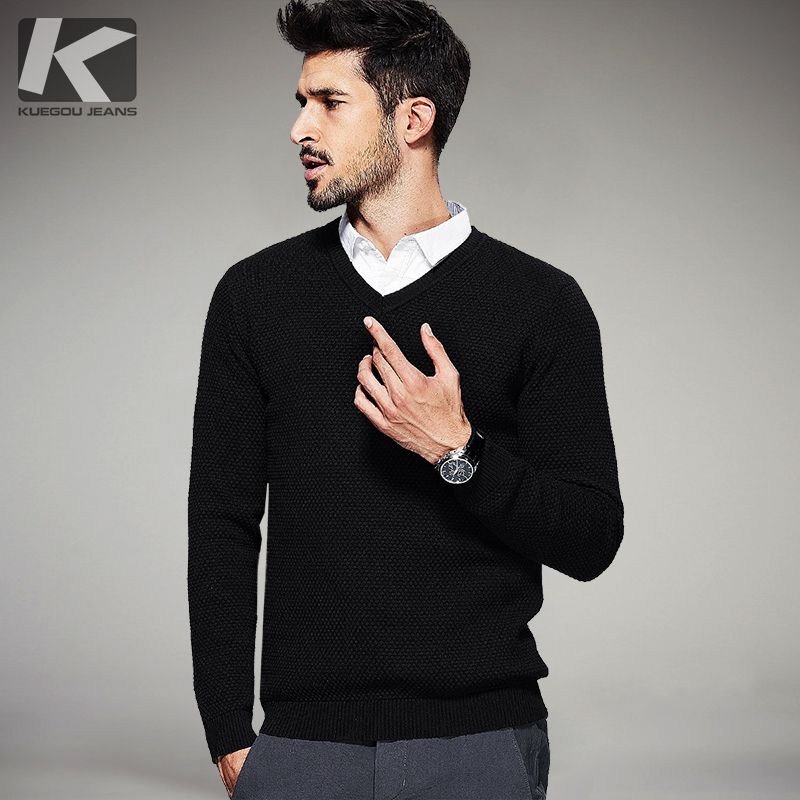 High Quality Sweater Men Casual Sweaters Mens O Neck Knit