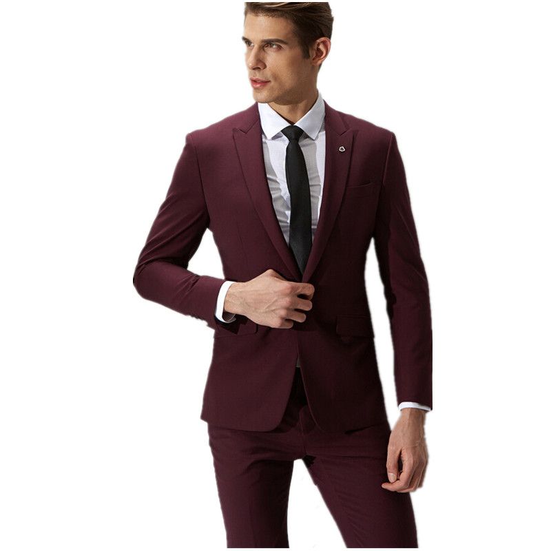 chaqueta color vino hombre