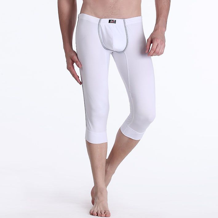 2019 2017 Winter Thermal Underpants Mens Short Warm Long Johns Sexy U Convex Pouch Male Slim Fit