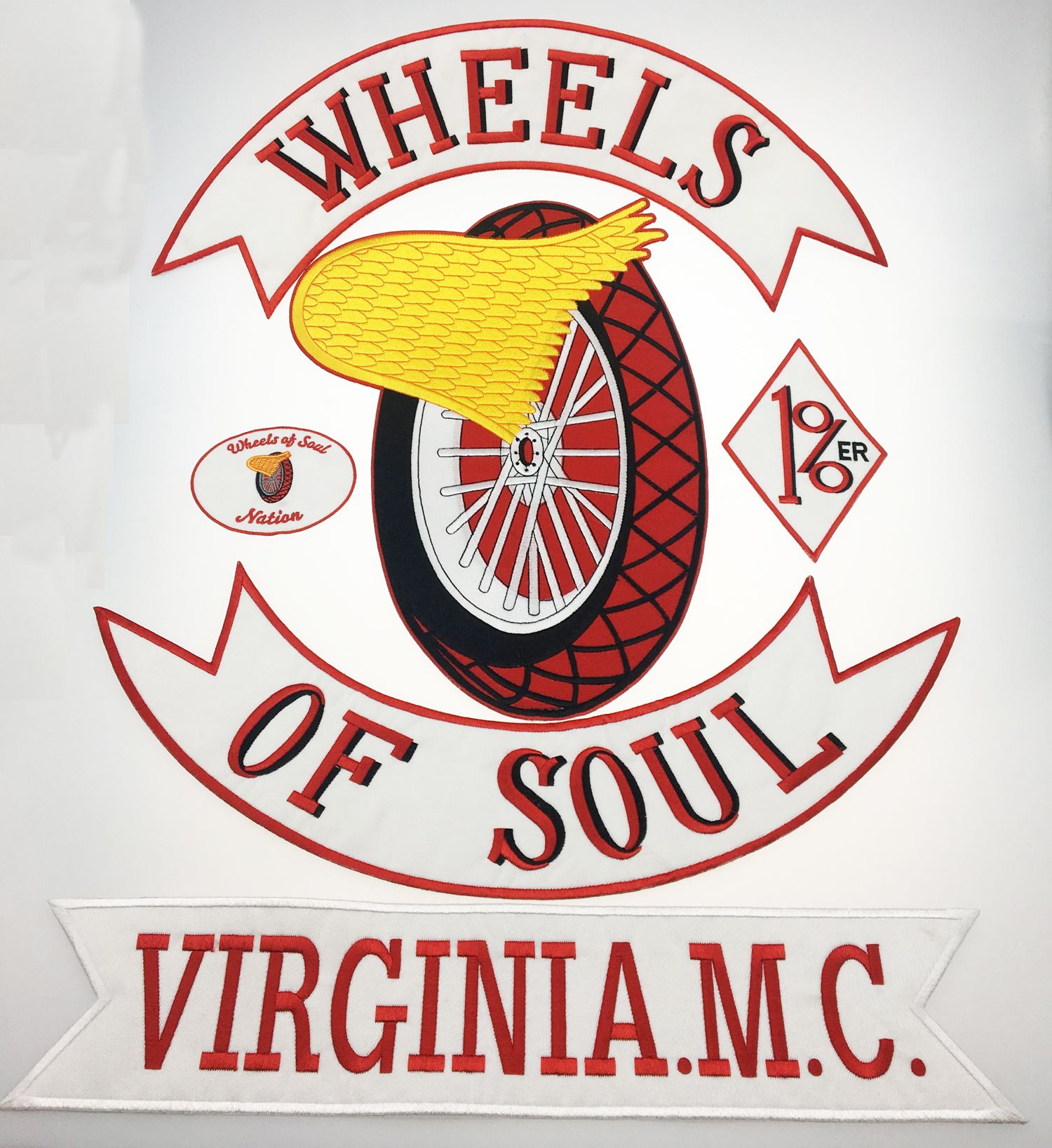 2022 New Arrival WHEELS OF SOUL 1 Motorcycle Biker Embroidered Patch