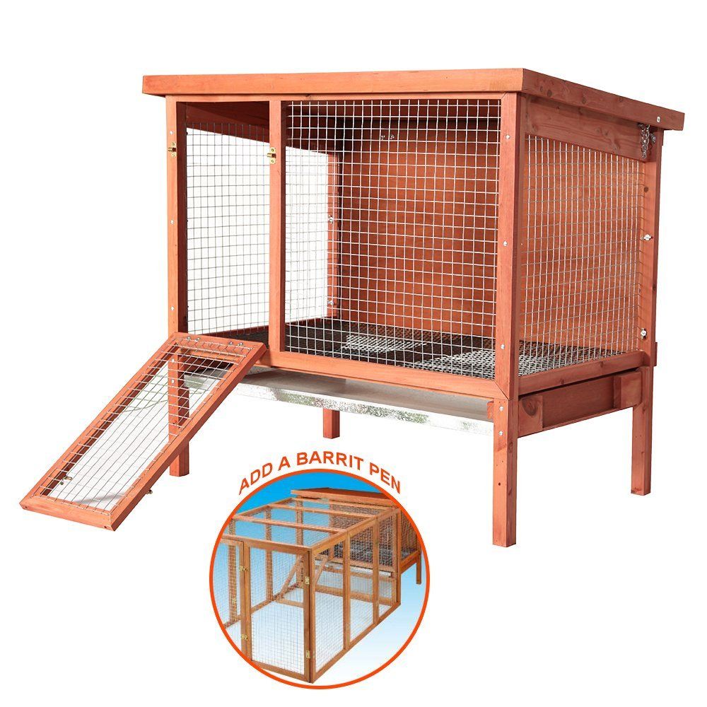 Natural Wooden Large Rabbit Hutch 42 9x27 95x38 78 Ferrets House Natural Wooden Large Rabbit Hutch 42 9x27 95x38 78 Ferrets House Guinea Pig Cage Small Pet For Indoor Outdoor Use Pets Suppliers Supplies From