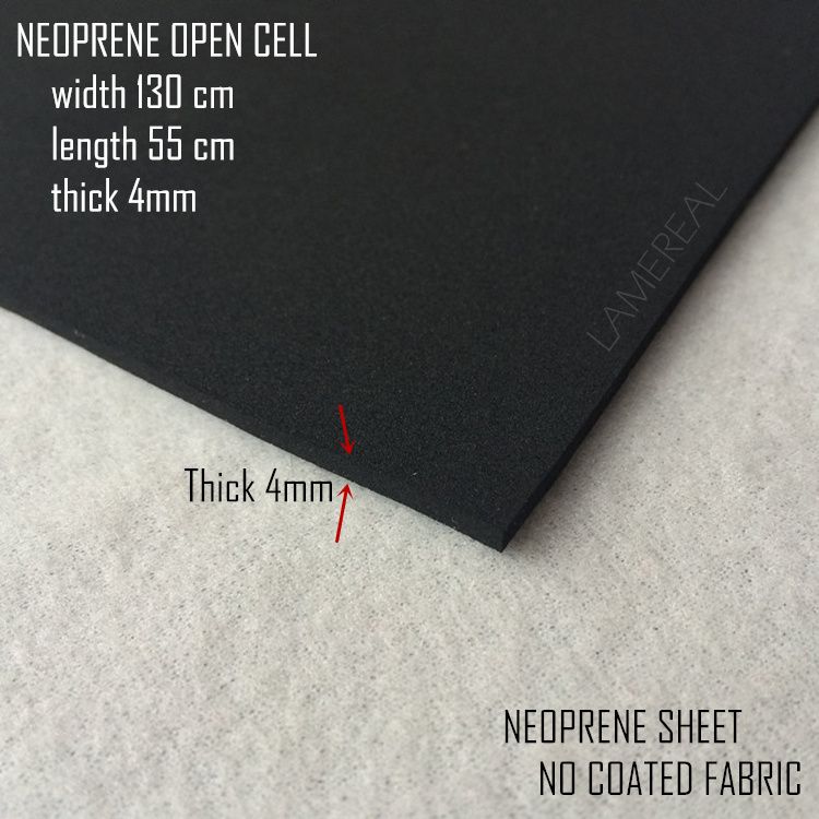 2018 4mm neoprene open cell rubber sheet no coated fabric textile 4mm rubber sheet