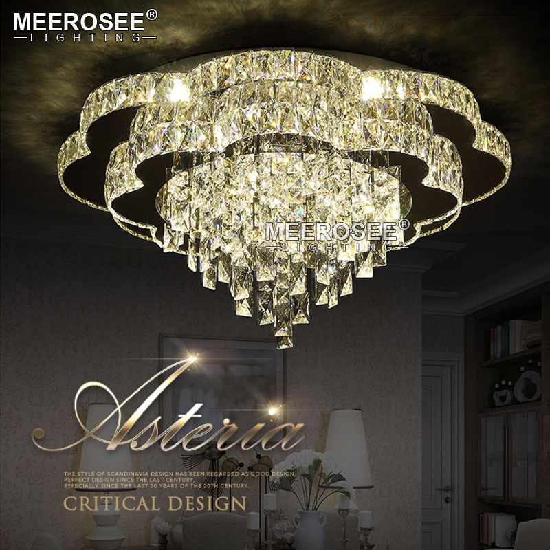 2018 New Modern Chandeliers Crystal Lamp Ceiling Fixtures Ac110 240v 2018 New Modern Chandeliers Crystal Lamp Ceiling Fixtures Ac110 240v Re Living Room Lights Led Lamps Flush Mounted Pendant Light