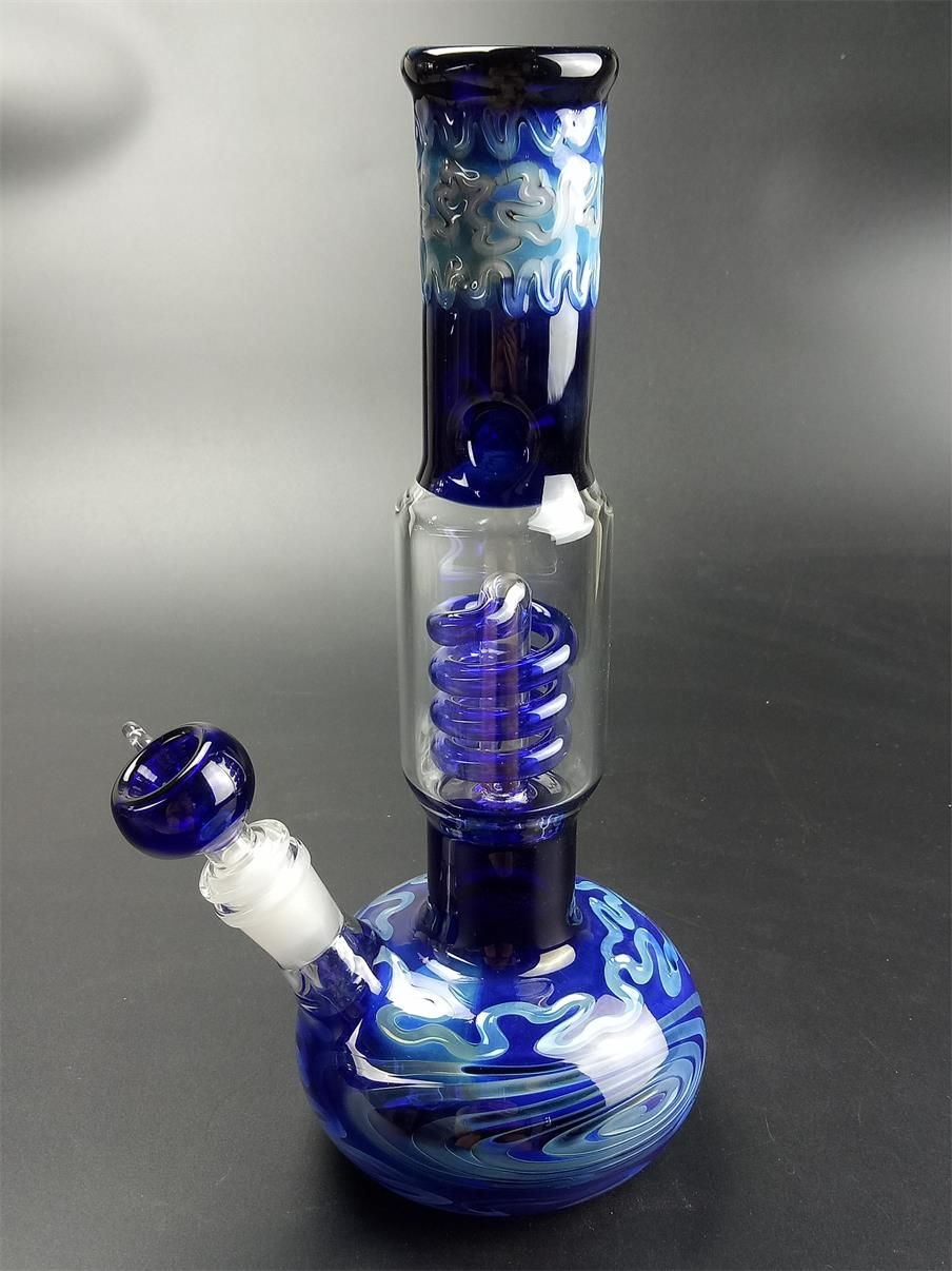 Pistolet à Eau De Filtre à Vis Bleu En Verre De Haute Qualité à Bas Prix