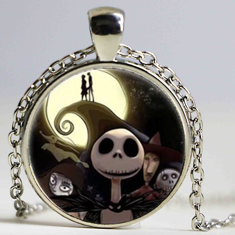 Whole New Vintage Glass Dome Choker Necklace Nightmare Before Whole New Vintage Glass Dome Choker Necklace Nightmare Before Diy Cabochon Gift Pendant Necklaces