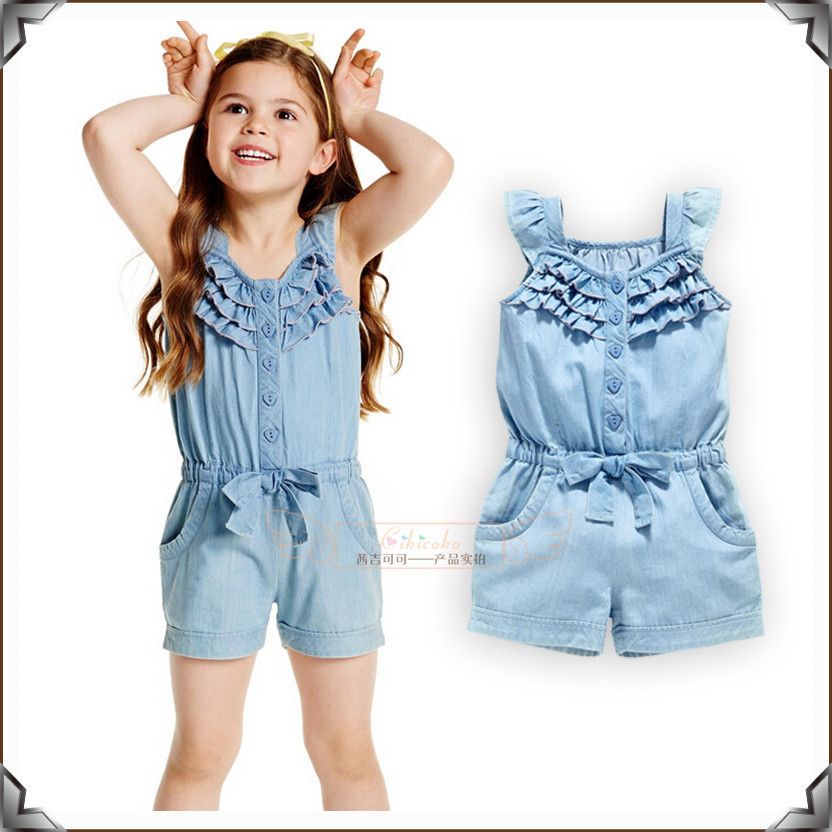 girls jean dress