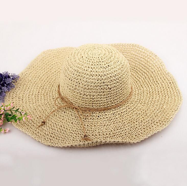 Acheter Livraison Gratuite Femme été Net Crochet De Plage Capuchon Chapeau De Soleil Chapeau De Vacances Grand Chapeau Smb041 De 1046 Du
