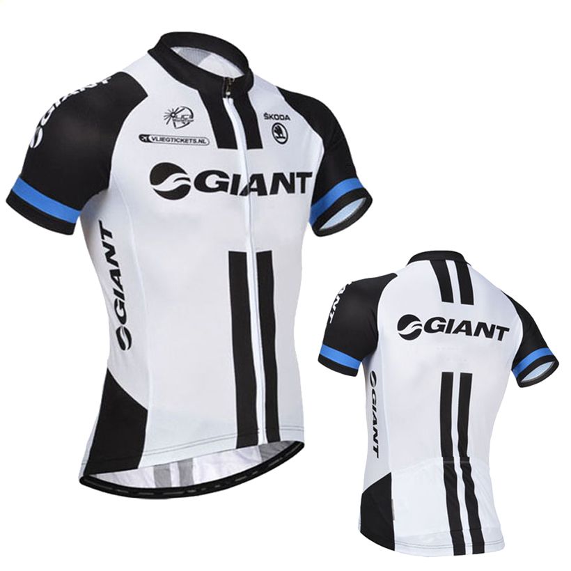 Team Giant Bike Jersey 100 Polyester Quick Dry Short Sleeve Pro