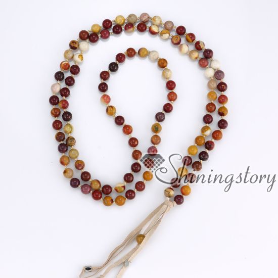 108 tibetansk bön pärlor mala pärla halsband buddhistiska bön pärlor armband långa tofs halsband läka pärlor grossist