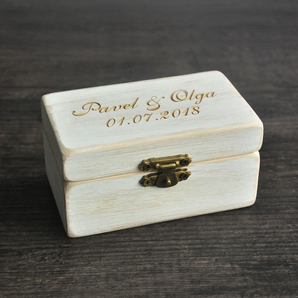 2019 Wedding Ring Box, Wooded Ring Bearer Box,Ring Bearer Pillow