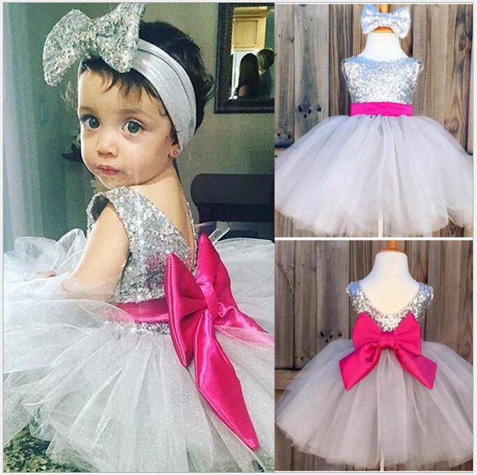 baby girl silver dress
