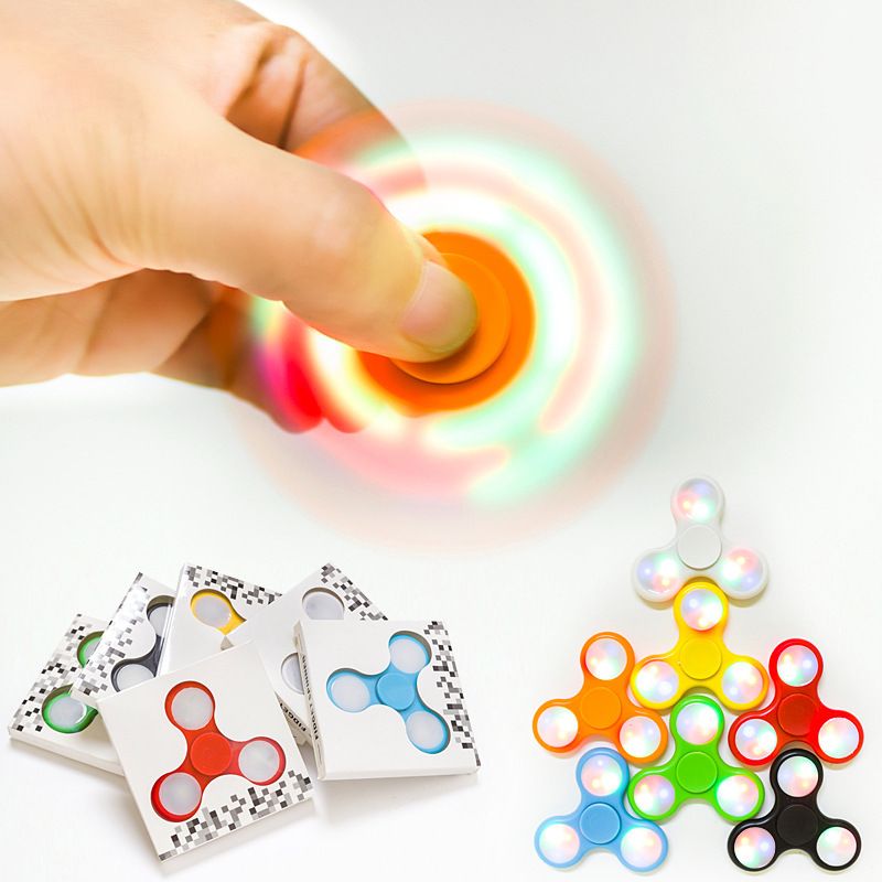 LED Fidget Dito Mano Spinner-Arancione