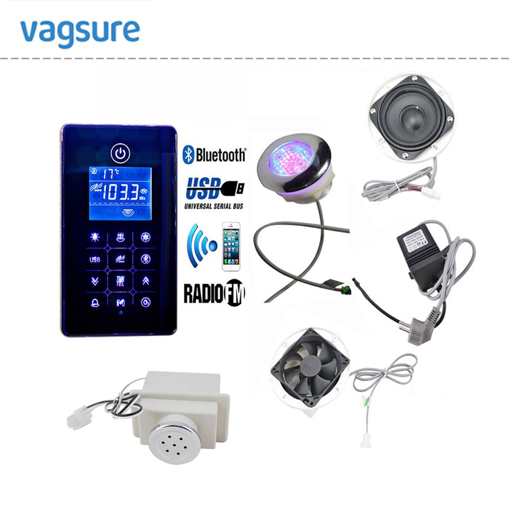 2018 Waterproof Ipx5 Touch Lcd Display Digital Radio Panel Bluetooth