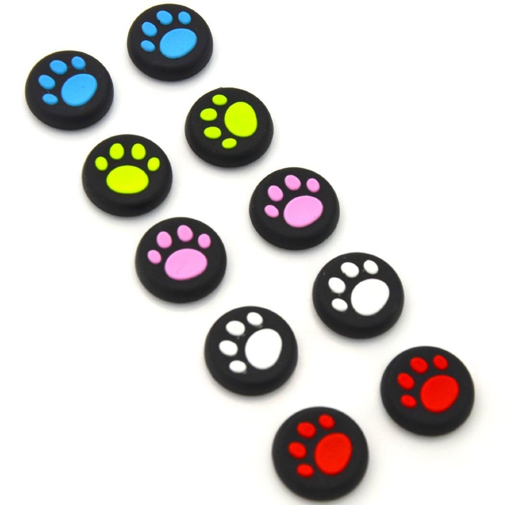 2021 Anti Slip Cat Claw Pattern Silicone Controller Gel Thumb Grip