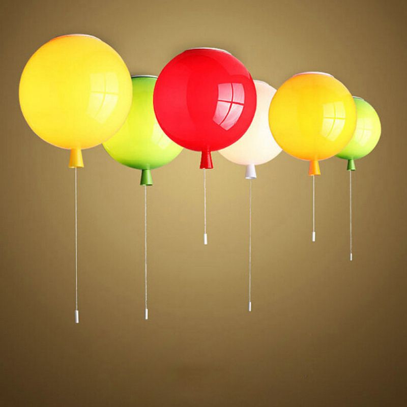 Novelty Color Balloon Ceiling Lights Modern Style Restaurant A Novelty Color Balloon Ceiling Lights Modern Style Restaurant A Living Room Light Children Bedroom Lamp Lamparas De Techo Vintage Pendant Lighting