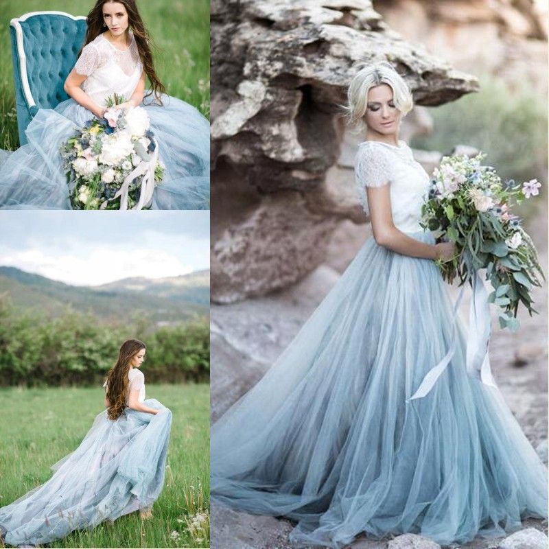 Discount 35 New Vintage Light Grey Bohemian Wedding Dresses ...