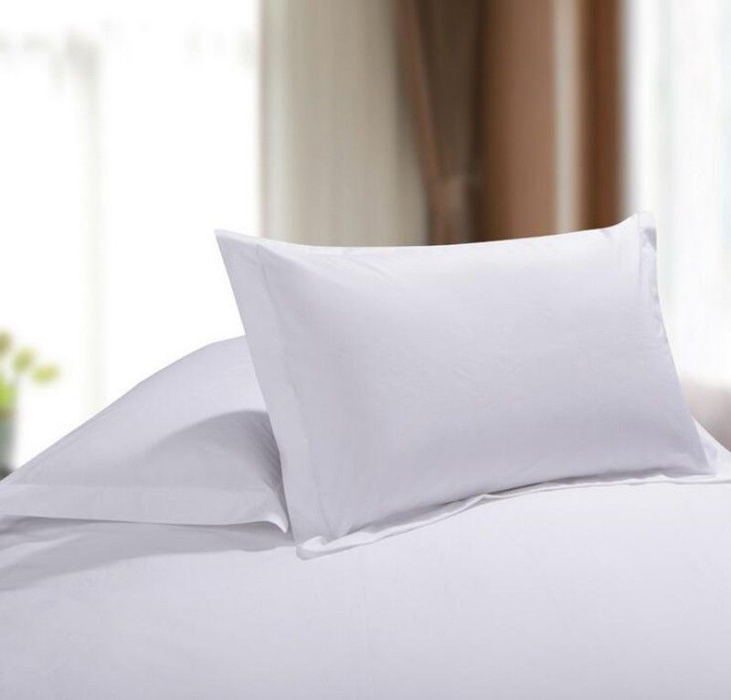 White Pillow Case Plain Natural Pillowslip Satin Like Cotton