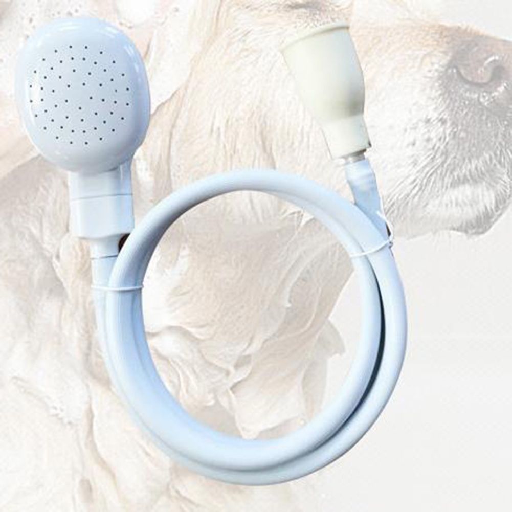 2022 Dog Shower Head Spray Drains Strainer Pet Bath Hose Sink Washing