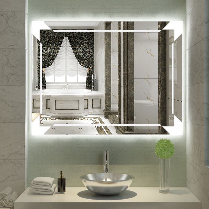 2018 32 Inch Horizontal Led Wall Mounted Lighted Backlit Vanity 2018 32 Inch Horizontal Led Wall Mounted Lighted Backlit Vanity Bathroom Silvered Mirror Large Cosmetic Illuminated With Touch From