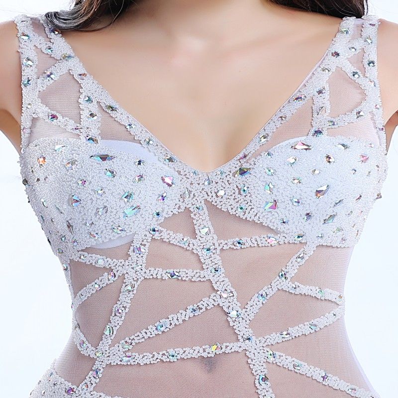 glitter gowns see through