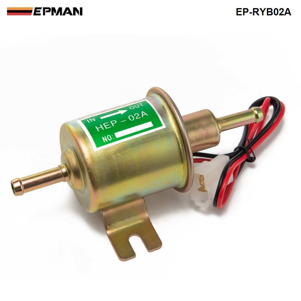 2021 EPMAN 12V Inline Electric Fuel Pump Low Pressure Gas Diesel HEP02A