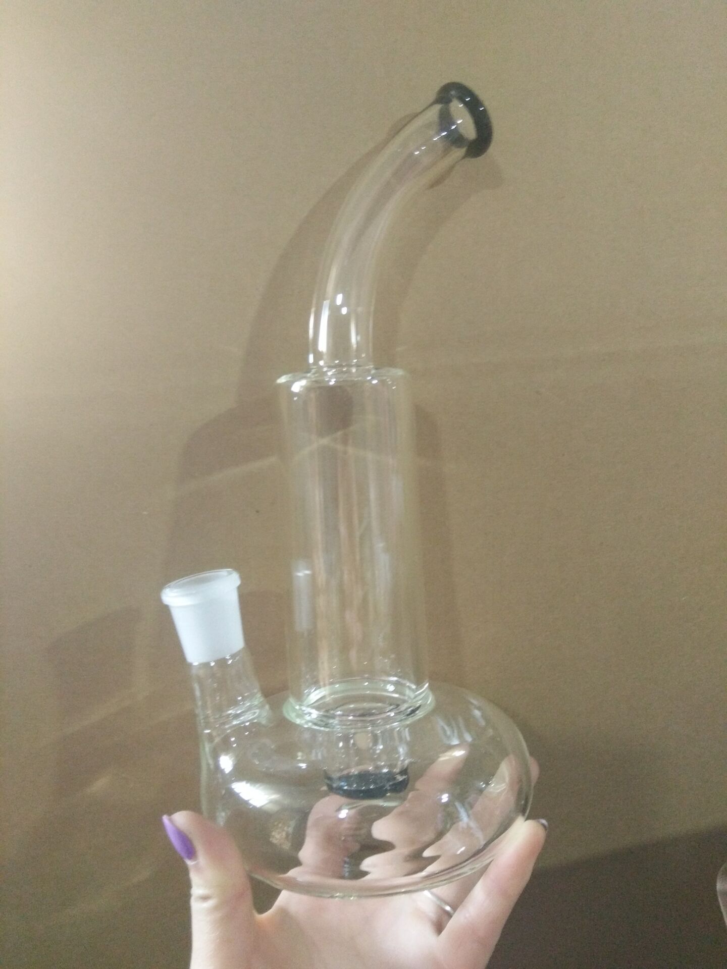 2020 12.6 Cyclone Glass Water Pipes With Tornado Effect Bongs With