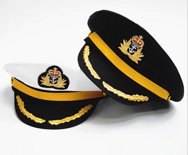 costume navy hat