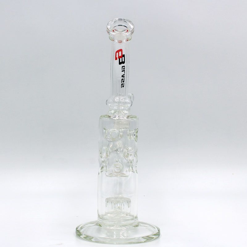 2021 New Big Quartz Banger Glass Bongs Recycler Bong Percolator