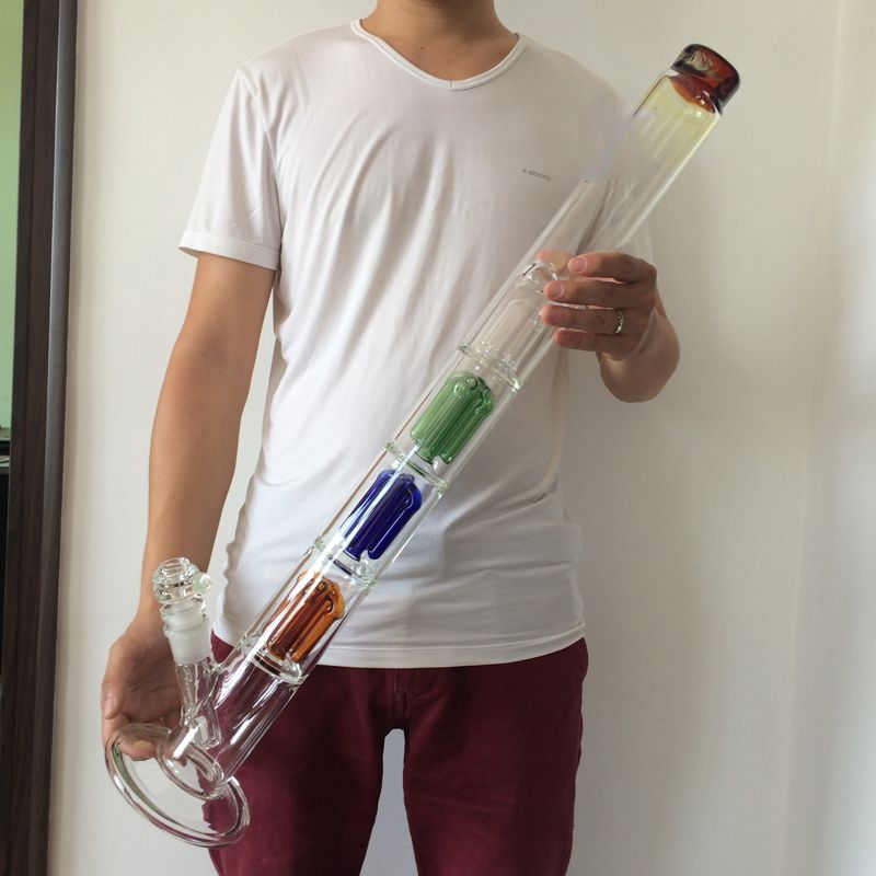 2019 High Quality 30.3 Inches Big Bong Three Layers 4 Arm Perc 29mm