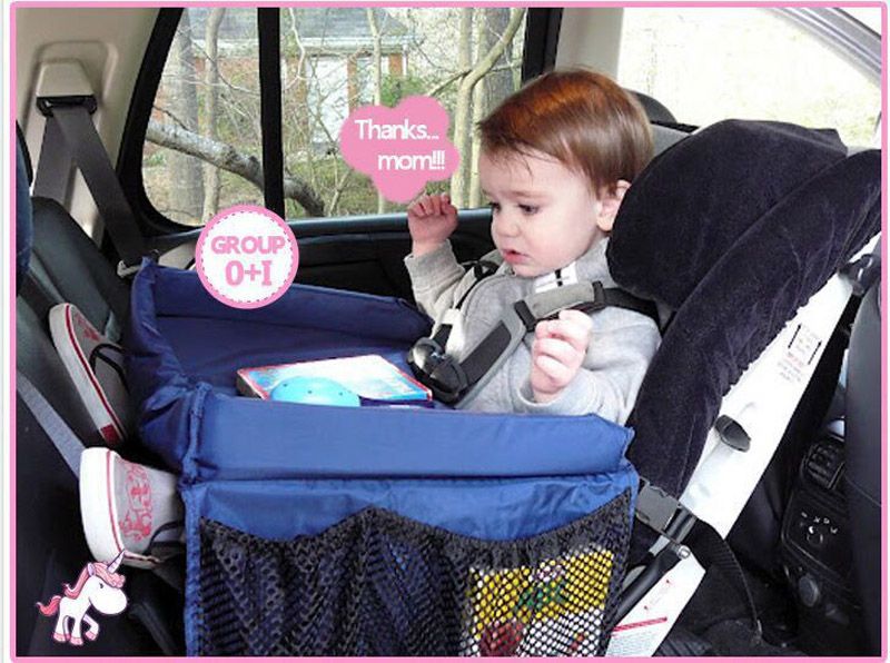 10pcs Lot 2018 Baby Toddlers Car Safety Belt Travel Play Tray Waterproof Folding Table Seat Cover Harness Buggy Pushchair Snack