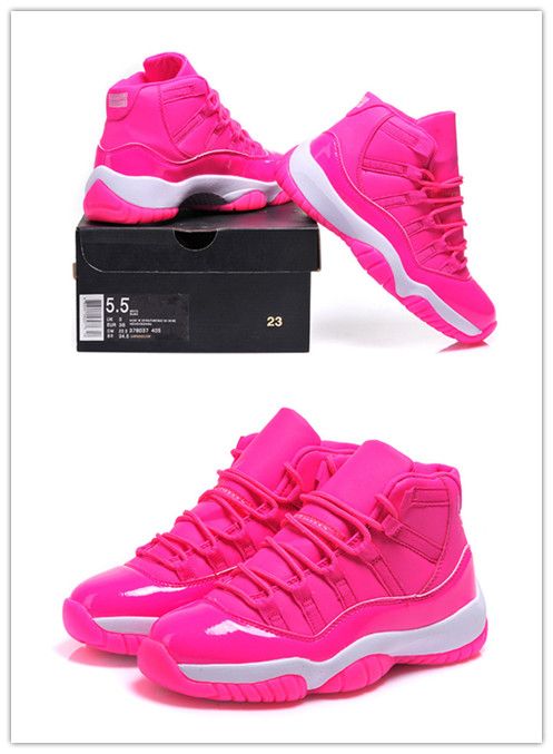 pink high top basketball shoes