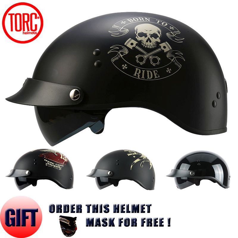 Motorcycle Helmet Brands >> Wholesale Torc Brand 2017 Harley Helmet With Inner Sun Visor Vintage Half Face Motorcycle Helmet Casco Casque Moto Retro Helmets Dot T55 Motorcycle Helmet Brands >> Wholesale Torc Brand 2017 Harley Helmet With Inner Sun Visor Vintage Half Face Motorcycle Helmet Casco Casque Moto Retro Helmets Dot T55