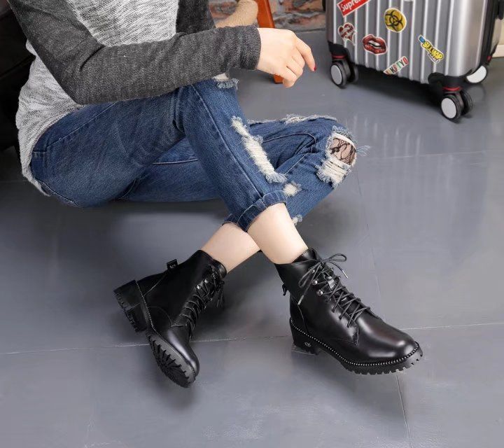 Botas negras cuero mujer Clearance