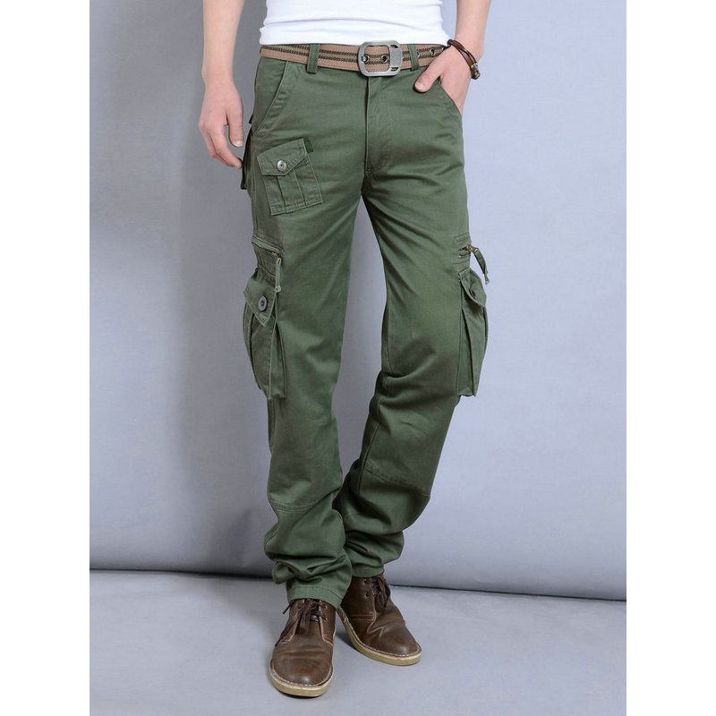 mens long cargo pants