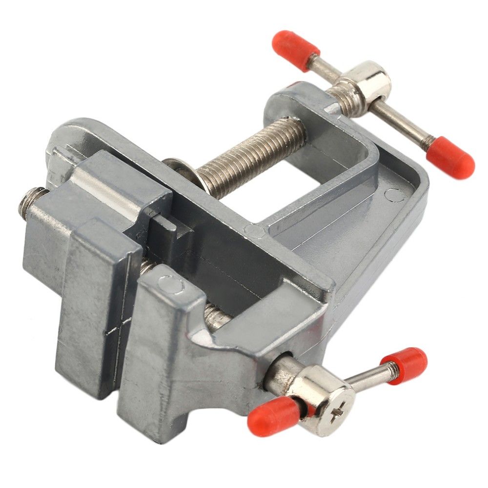 Portátil de aleación de aluminio de la tabla Vise abrazadera del metal del clip de cerrajería piezas de bricolaje Portátil de aleación de aluminio de la tabla Vise abrazadera del metal del clip de cerrajería piezas de bricolaje