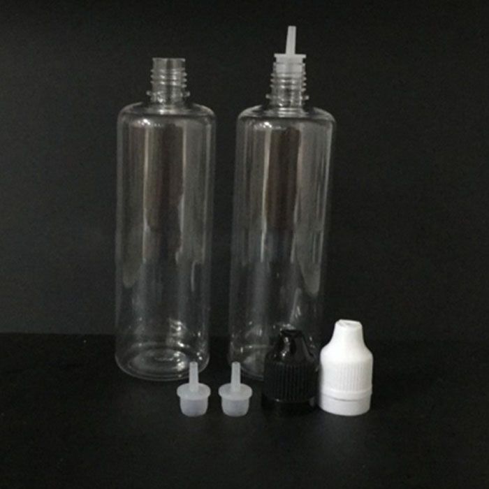 2020 Tamper Evident Seal And Childproof Caps 100ml PET Plastic Dropper