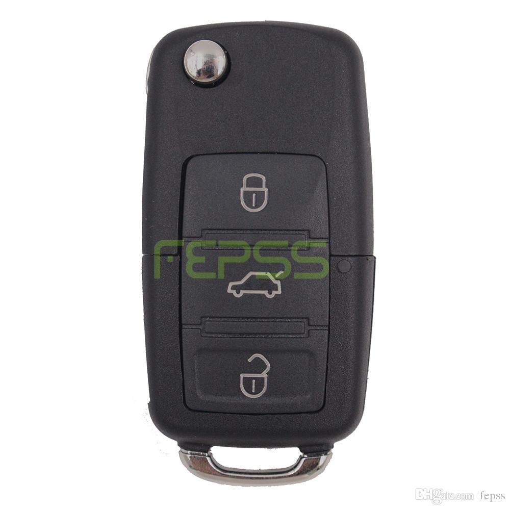 1K0 959 753 G Folding Flip Key Keyless Entry Remote Transmitter For VW ...