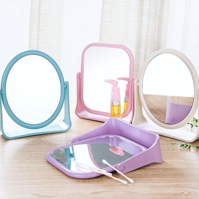 Rotatable 2 Face Mirror Desktop Makeup Beauty Accessories Rotatable 2 Face Mirror Desktop Makeup Beauty Accessories High Quality Bevelled Mirrors From Household1 7 77 Dhgate Com