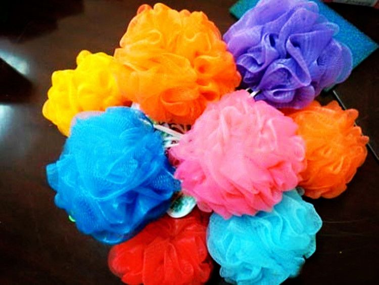 Wholesalenylon Flower Bath Ball Bath Tubs Cool Ball Bath Towel