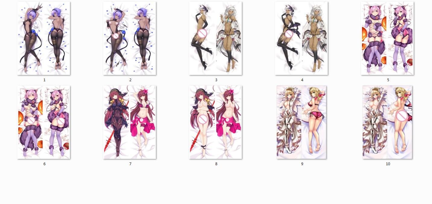 Fate Grand Order Anime Character Sexy Girl Saber Caster Pillow